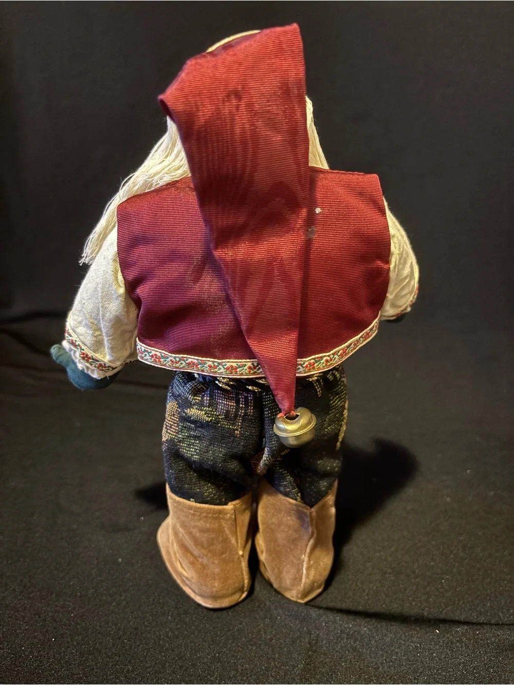 Plush St Nicholas or Old World Christmas Santa Figure.
